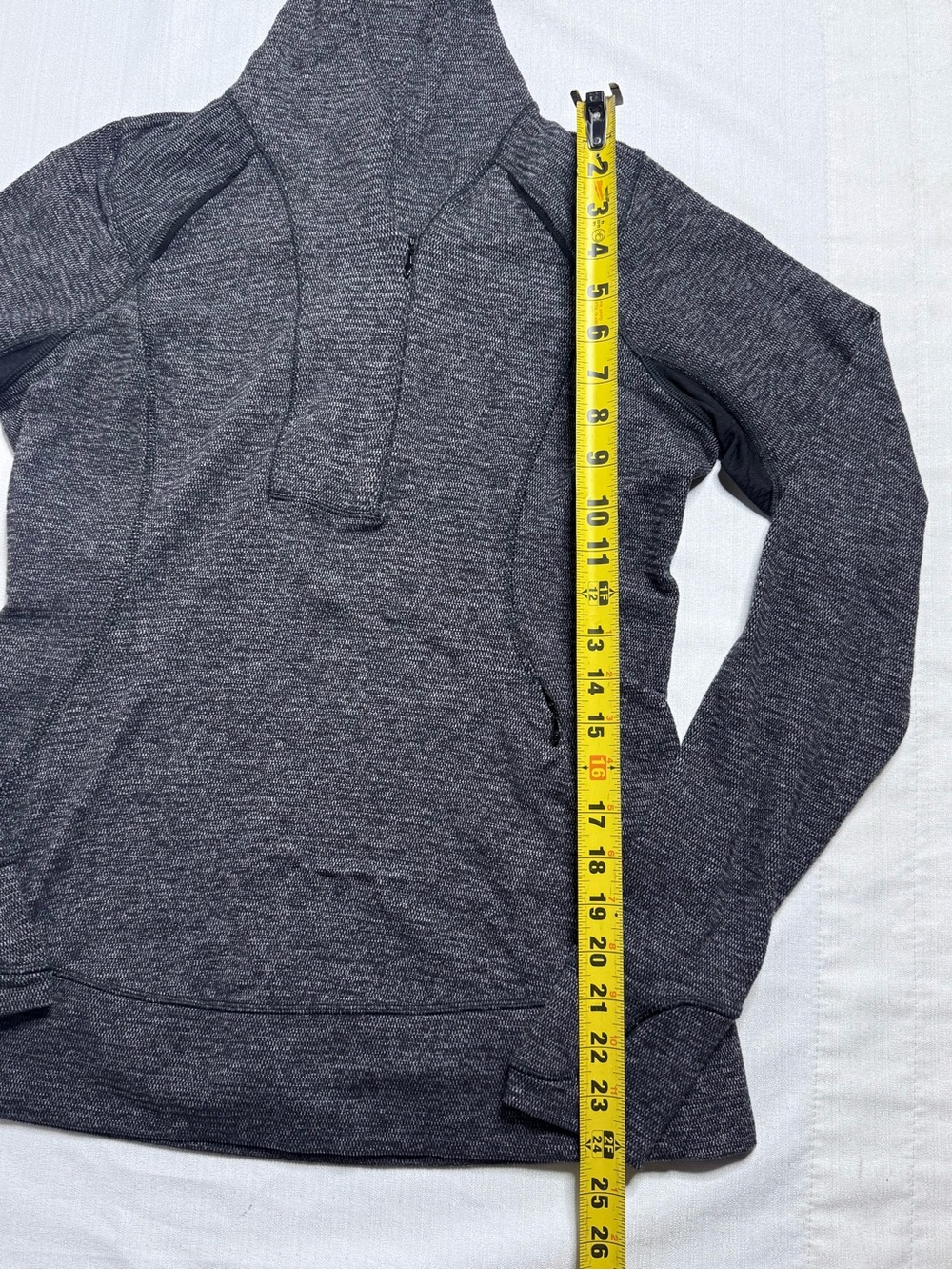 Lululemon Womens Think Fast Pullover Size 10 Zip Warm Running Jog Top - Picture 7 of 12